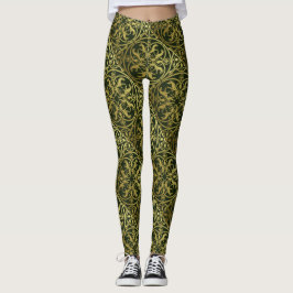 Legging Medieval Renaisance Herald Lion Leopard Metálico