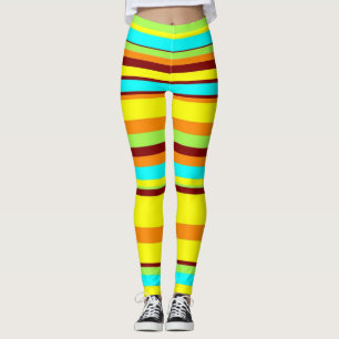 Legging Médio Século Moderno Escadas De Calças