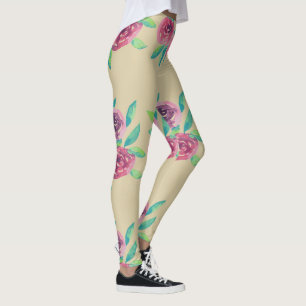 Legging Medley de Cachos de Rosas