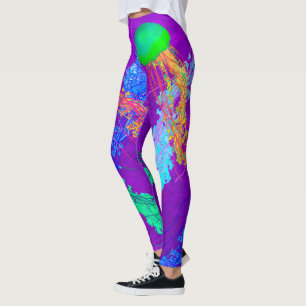 Legging Medusa no roxo - caneleiras