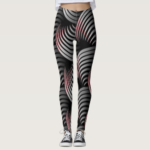 Legging Meia branca girando em fundo preto