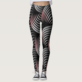 Legging Meia branca girando em fundo preto