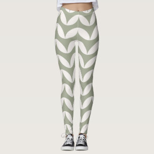 Legging Meia-círculo geométrico design moderno