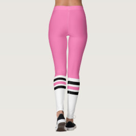 Legging Meia-meia-Equipe Rosa-malhação