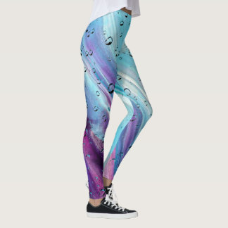 Legging Meias-calças azuis
