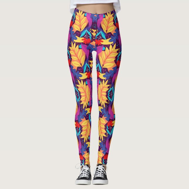 Legging Meias-calças coloridas  (Frente)