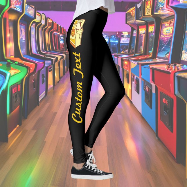 Legging Meias-calças de console de jogo de arcade alto (Criador carregado)