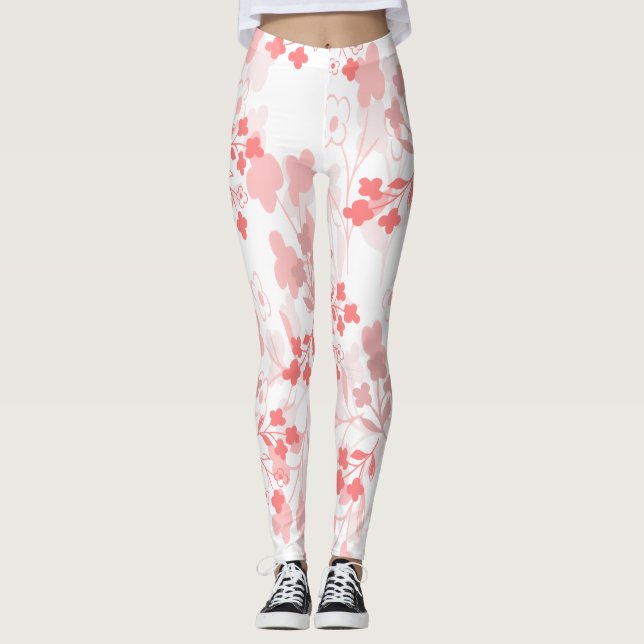 Legging Meias-calças rosa (Frente)