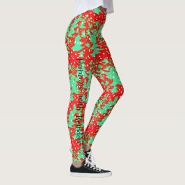 Legging Meias de Natal para Correr