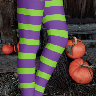 Legging Meias roxas de bruxa-das-bruxas