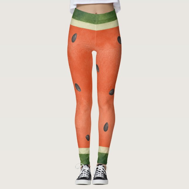 Legging Melancia De Qualquer Jeito Que Você Fatia Fruta de (Frente)