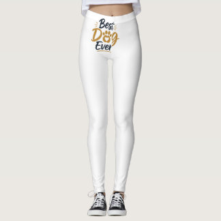 Legging Melhor Cachorro de Todos Camiseta Engraçada para A
