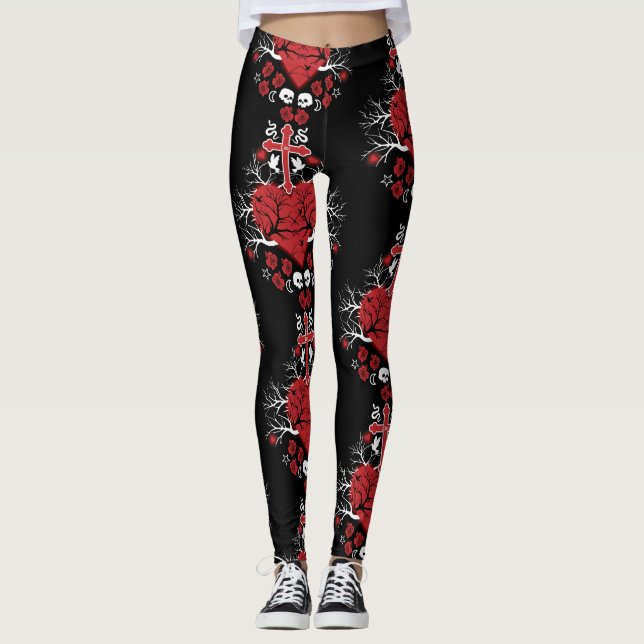 Legging Melhores Acessórios Góticos para Presente (Frente)