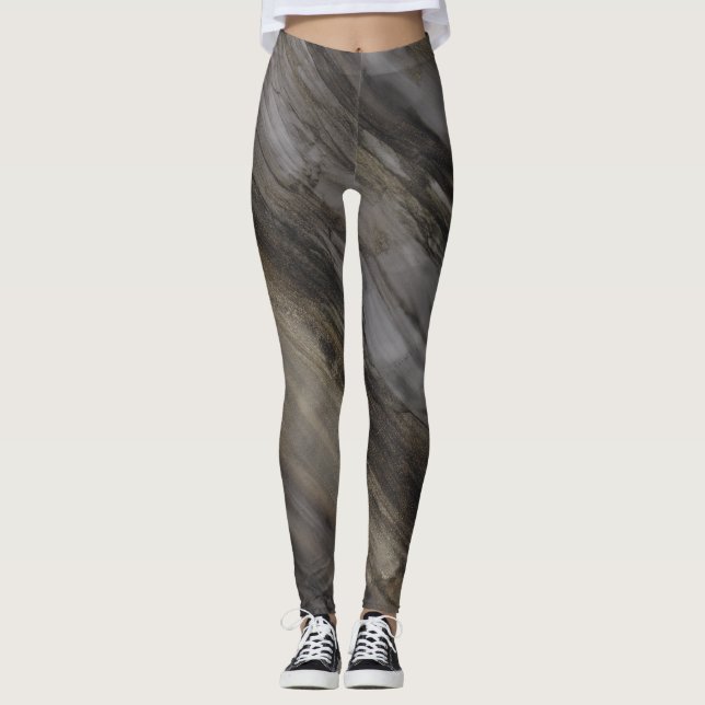 Legging Mellow Golds e Negros (Frente)