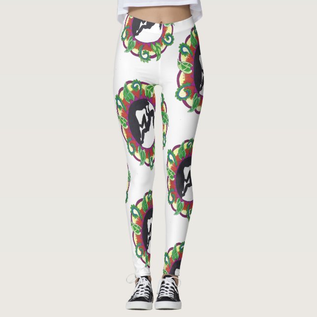 Legging Menina do zen da escalada (Frente)