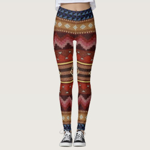 Legging Meninas/Mulheres Indianas do Sudoeste Americano Na