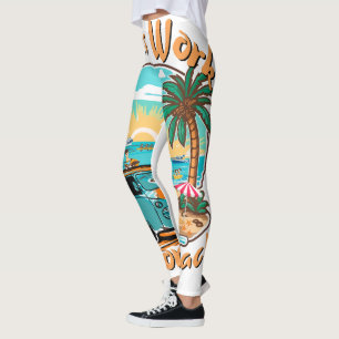 Legging Menos Trabalho, Mais Praia para Férias de Verão