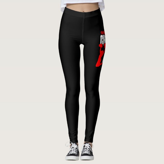 Legging Mens Meu Cheerleader Favorito Me Chama Pai Cheio (Frente)