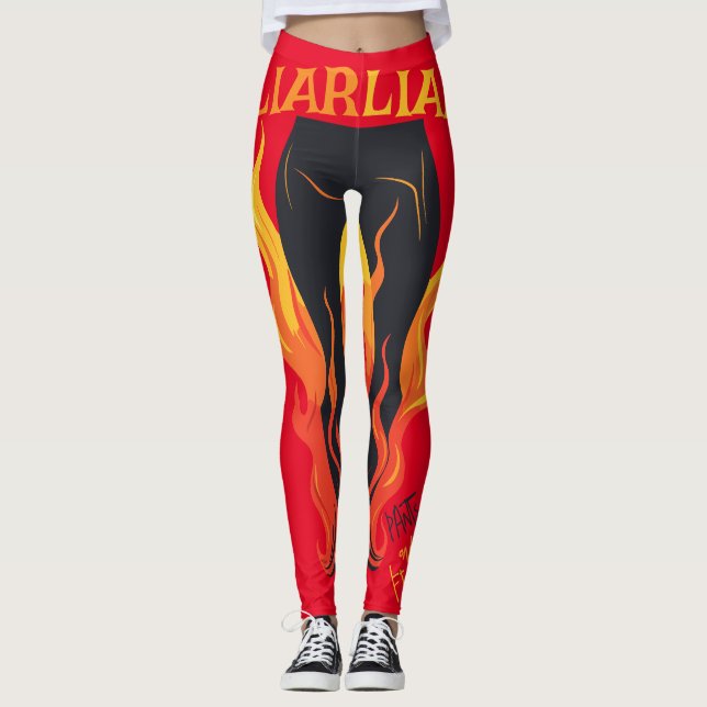 Legging Mentiroso, Mentiroso, Pant está em chamas (Frente)