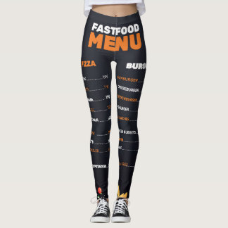 Legging Menu de Comida Rápida