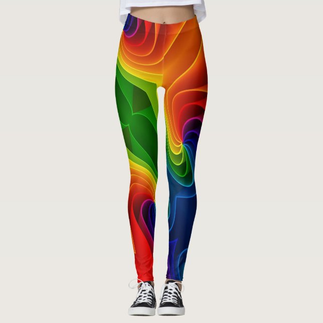LEGGING MERRY CHRISTMAS RAINBOW (Frente)