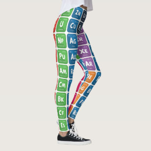 Legging Mesa periódica dos elementos 3