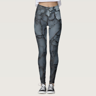 Legging Metal forjado 3D, fissurado