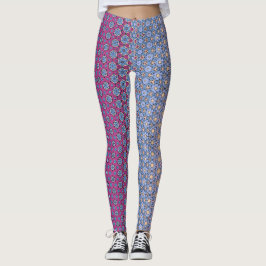 Legging Metamorfo Floral Purple Star