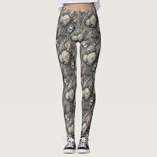 Legging Meu doce Fang - Vitoriano gótico (Frente)