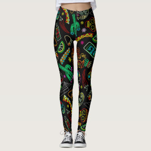 Legging México Fiesta Pattern