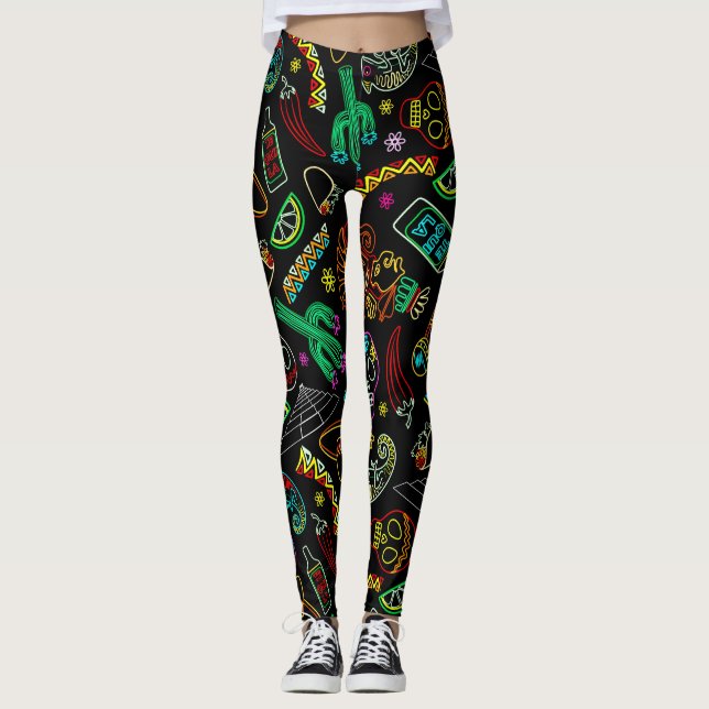 Legging México Fiesta Pattern (Frente)