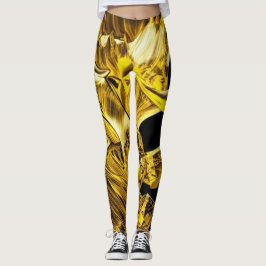 Legging Midas Douradas Pernas de Poeira