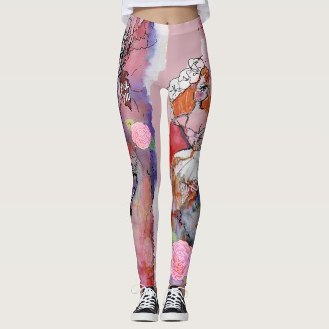 Legging Mikitiez anime manga venus namorados cupid rosa (Frente)
