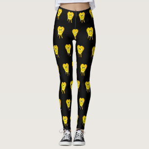 Legging Mikitiez derrete amizade do sorriso cardíaco amare