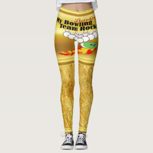 Legging Minha boliche/equipe de bebendo é muito ruim