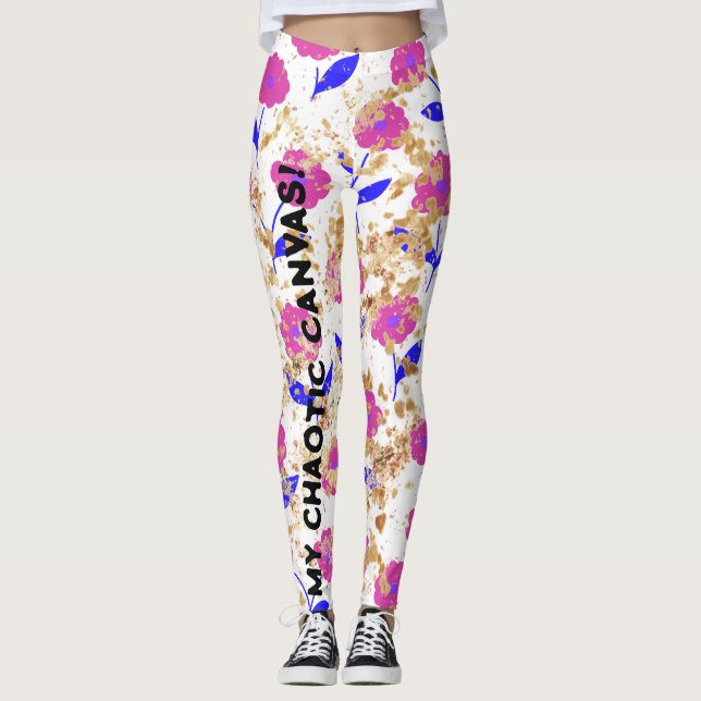 LEGGING MINHA CANVAS CHAOTIC! (Frente)