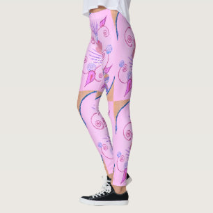 Legging Minha Pequena Princesa: Vetor Bebê Rosa Inspirador