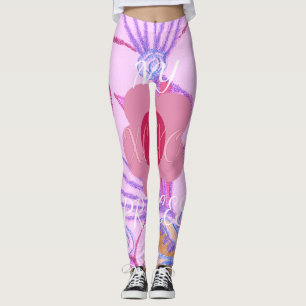 Legging Minha Pequena Princesa: Vetor Rosa Bebê Inspiracio