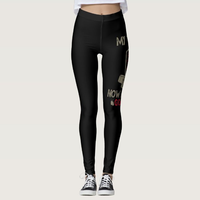 Legging Minhas Tatuagens Eu Estaria No Exército Agora (Frente)