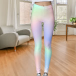 Legging Minhoca roxa holográfica<br><div class="desc">Pastos holográficos,  cor-de-rosa,  roxos e verdes de menta.</div>