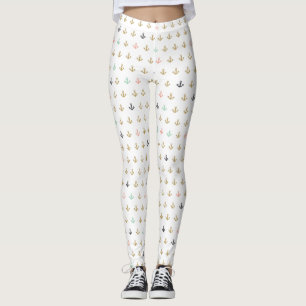 Legging Mini teste padrão da âncora