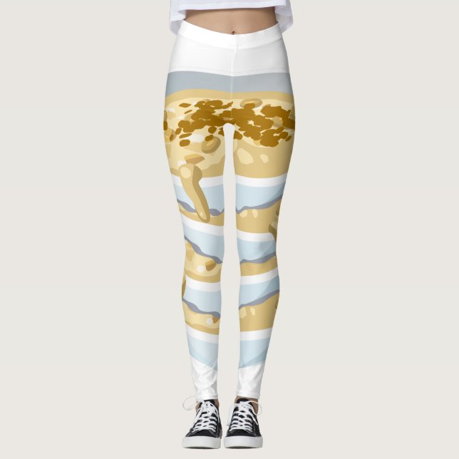 Legging Miniaplicativo de Comida com falha (Frente)