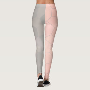 Legging Mínimalismo Abstrato Art Pale Pastel Células de Ci