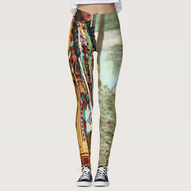 Legging Minnehaha - Americano Nativo Hiawatha 1904 (Frente)
