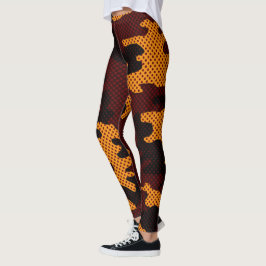Legging Minnesota Maroon & Gold Gopher Camo Printed