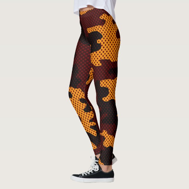 Legging Minnesota Maroon & Gold Gopher Camo Printed (Esquerda)