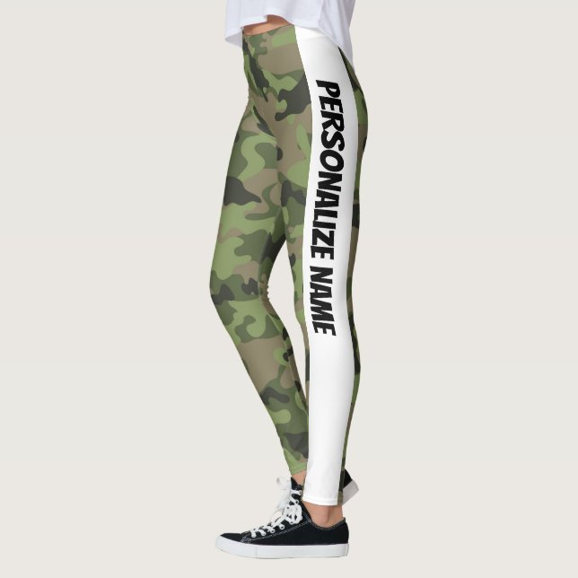 Legging Mint Green Camouflage PERSONALIZAR (Esquerda)