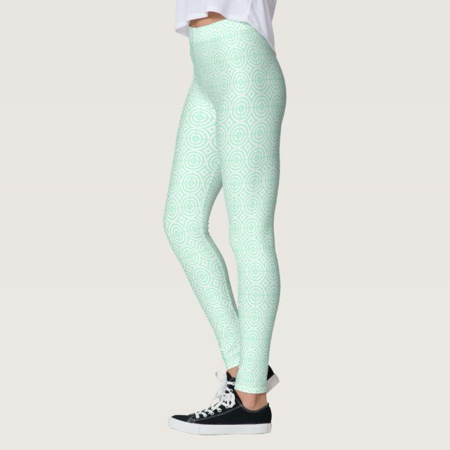 Legging Mint Green Funky GeoMetric (Esquerda)