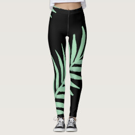 Legging Mint Green Palm