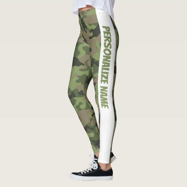 Legging Mint Light Green Camouflage PERSONALIZAR (Esquerda)
